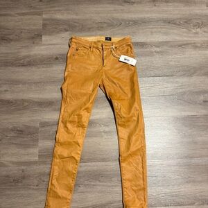 Men's Tan Slim Fit Pants